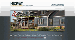 Desktop Screenshot of hickeycontracting.com